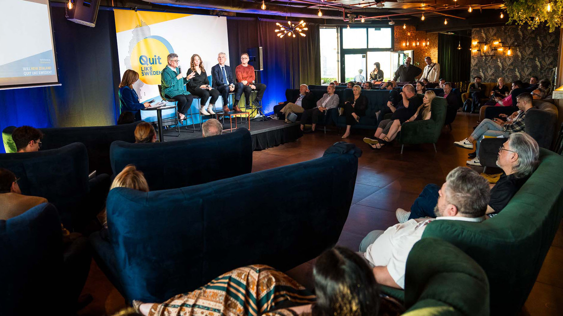 Panel discussion at the New Zealand event in Warsaw